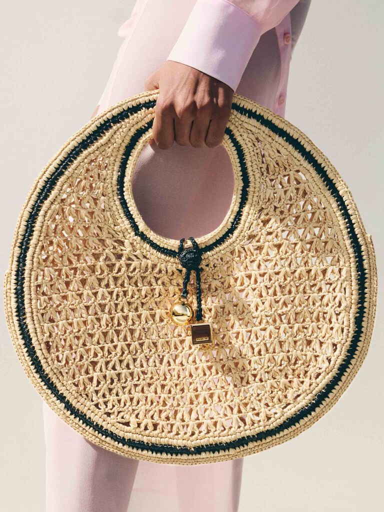 jacquemus baskets   raffia