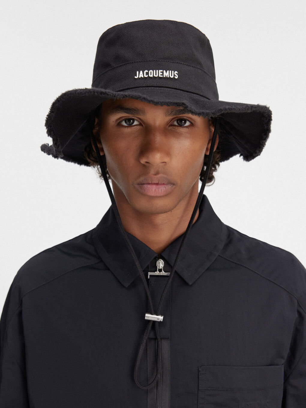 Jacquemus hat Jacquemus Unisex Summer Hat, White - E-SEVEN STORE main image 4