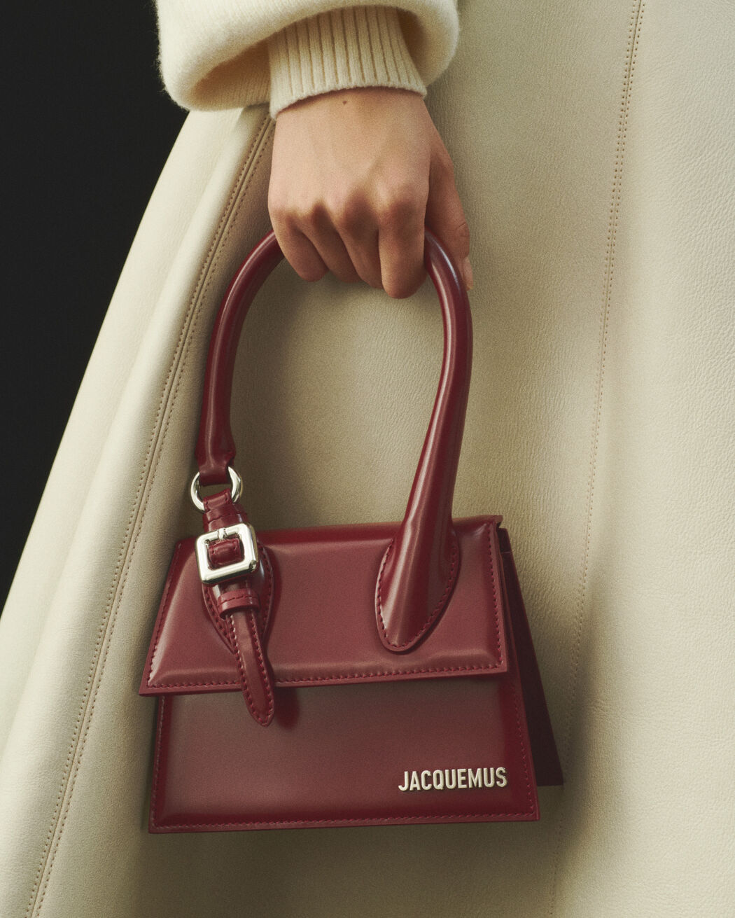 The medium Chiquito with buckle jacquemus the medium chiquito with buckle