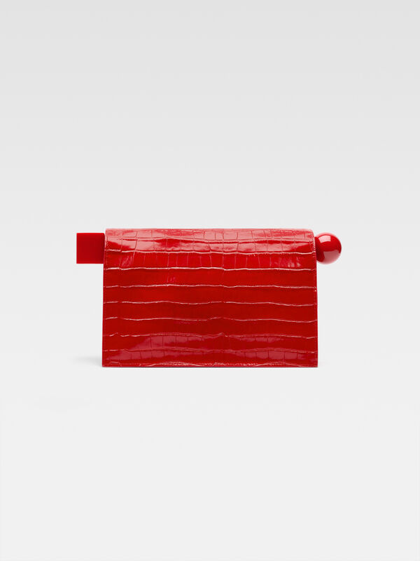 The Rond Carré clutch jacquemus حقيبة the rond carr