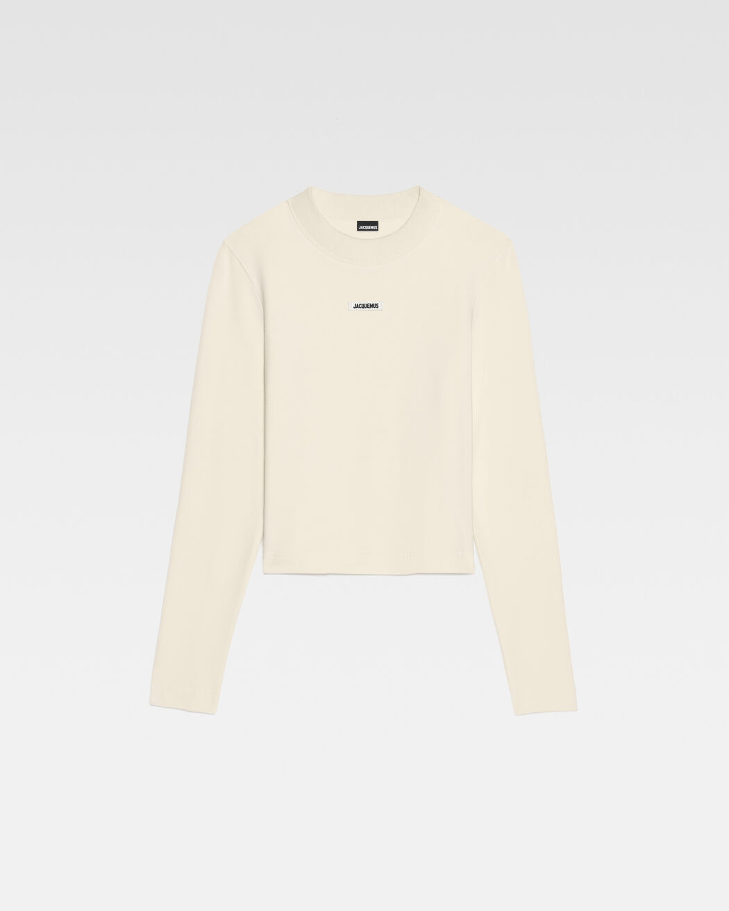 تي شيرت Le T-Shirt Gros Grain Manches Longues jacquemus تي شيرت le t shirt gros grain manches longues