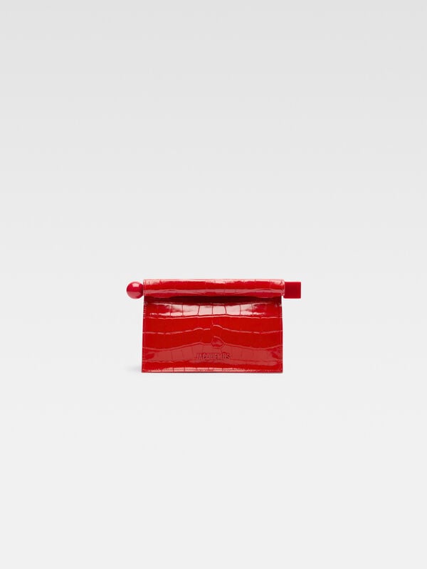 The small Rond Carré clutch jacquemus the small rond carr  clutch