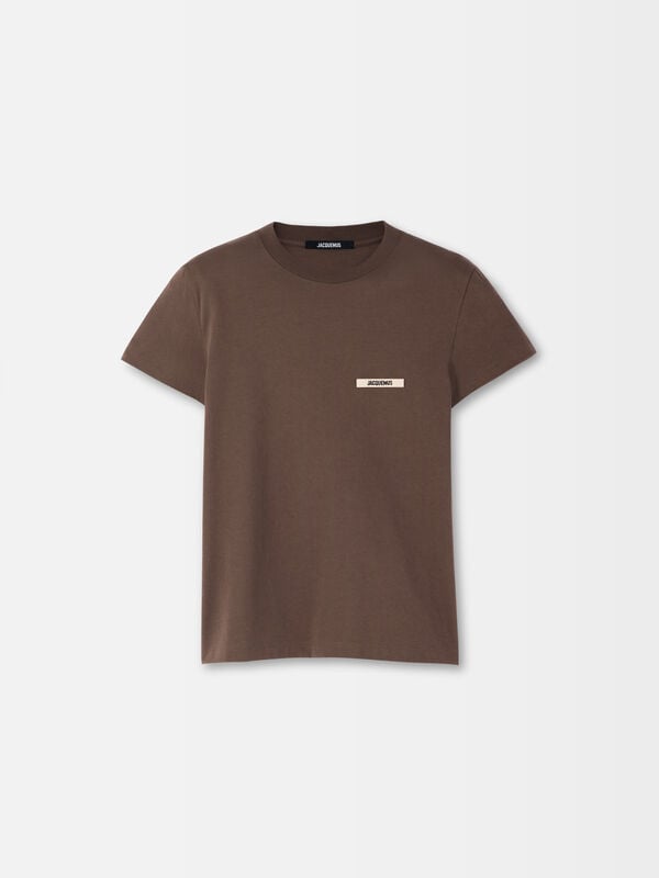 The Gros Grain short-sleeve t-shirt jacquemus تي شيرت the gros grain short sleeve