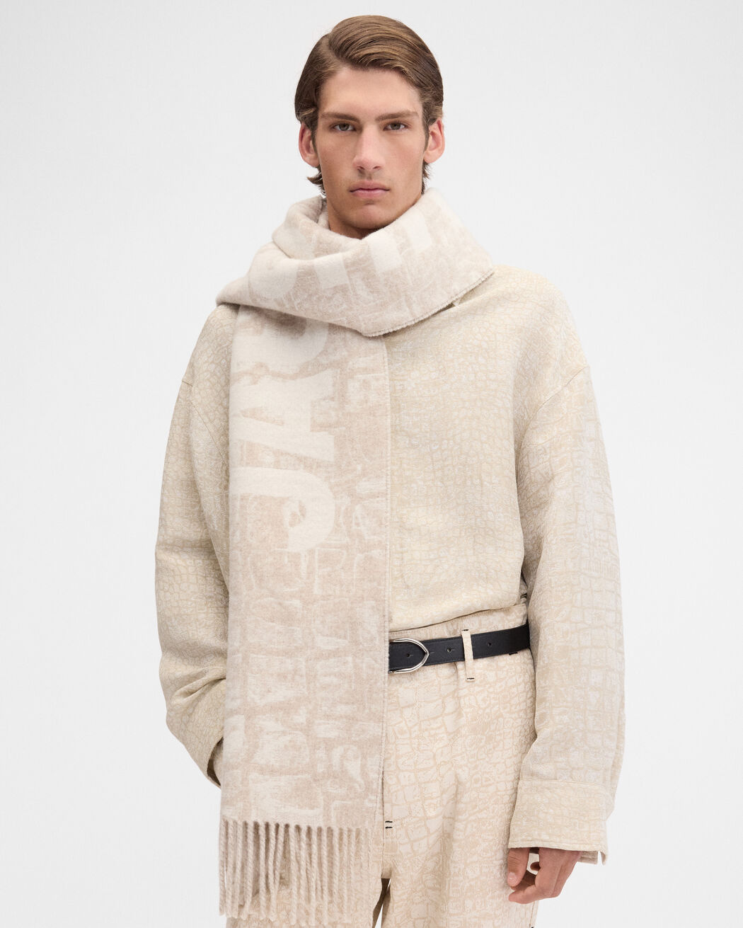 The Jacquemus scarf وشاح the jacquemus scarf وشاح