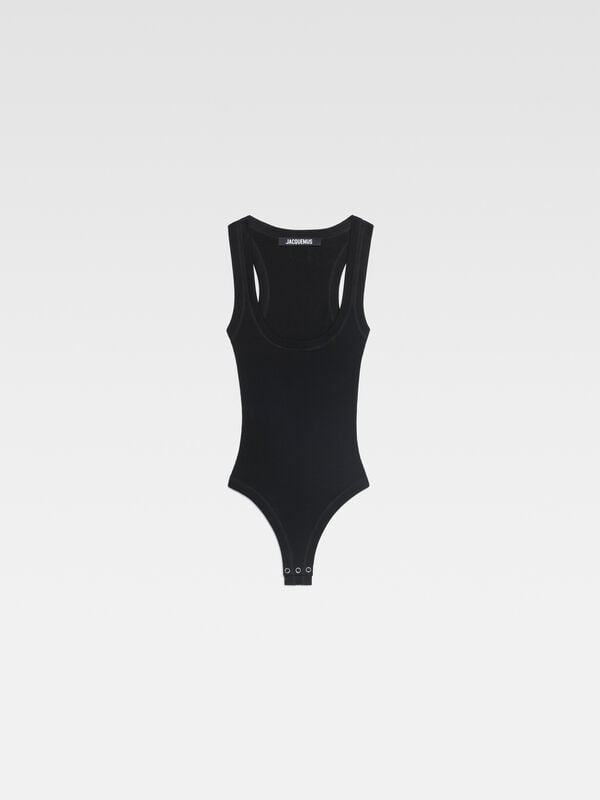 The Gros Grain bodysuit jacquemus the gros grain bodysuit
