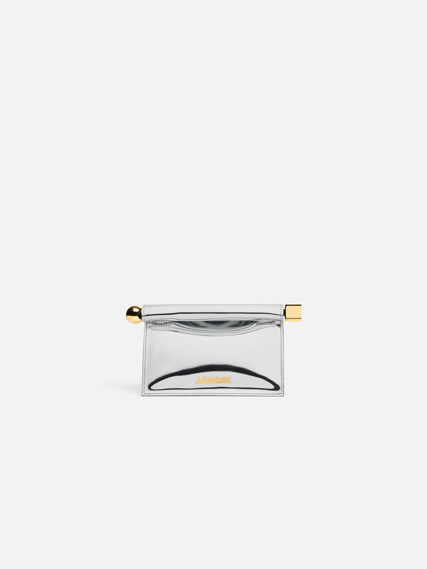 The small Rond Carré clutch jacquemus the small rond carr clutch