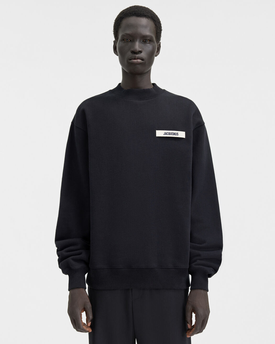 The Gros Grain sweatshirt jacquemus the gros grain sweatshirt