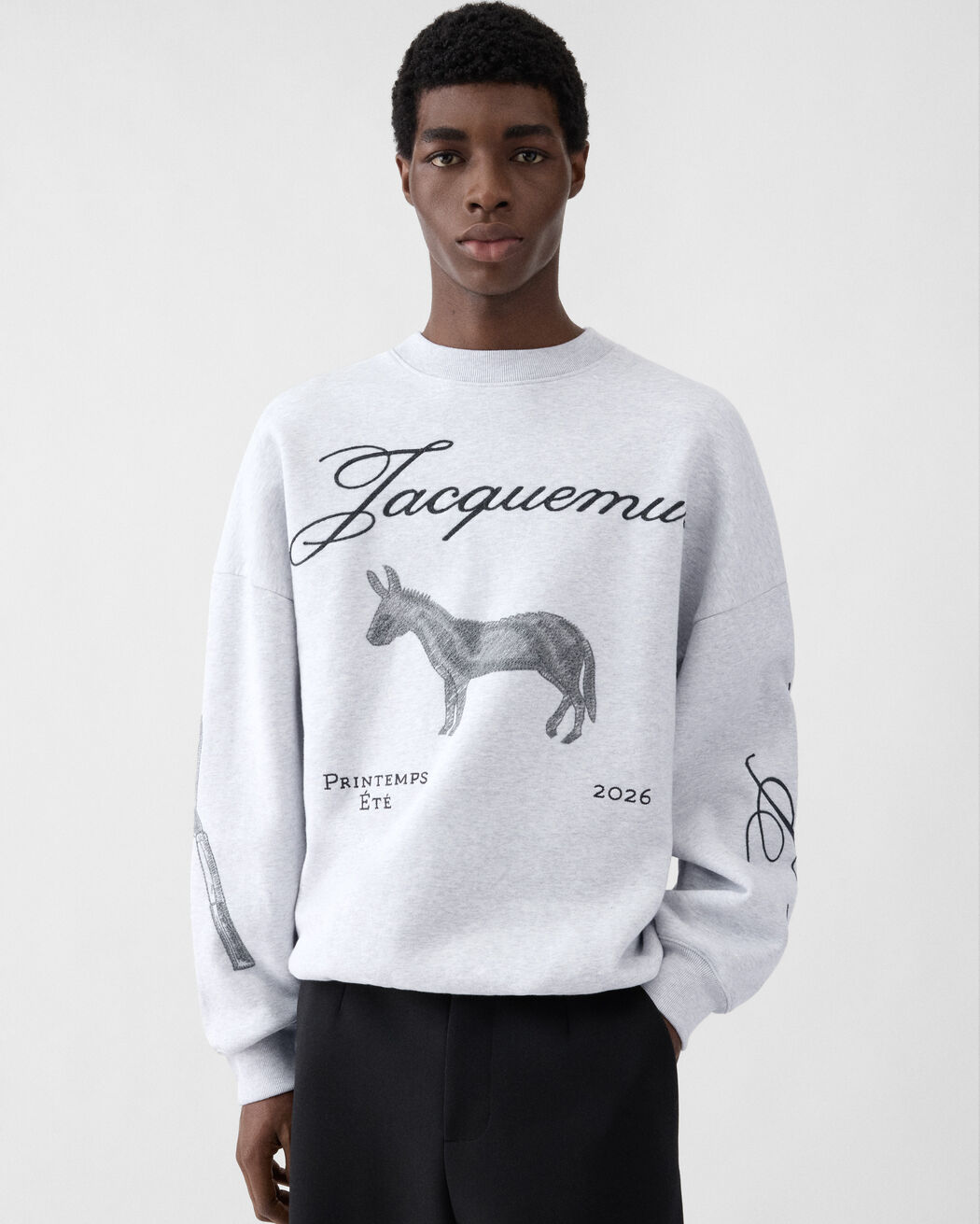 The Âne sweatshirt jacquemus the ne sweatshirt