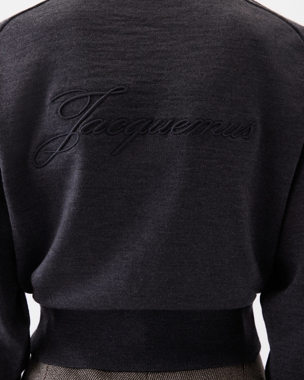 The embroidered sweater jacquemus the embroidered sweater