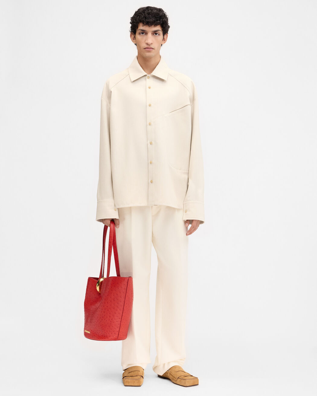 The Bateau long-sleeve shirt jacquemus the bateau long sleeve shirt