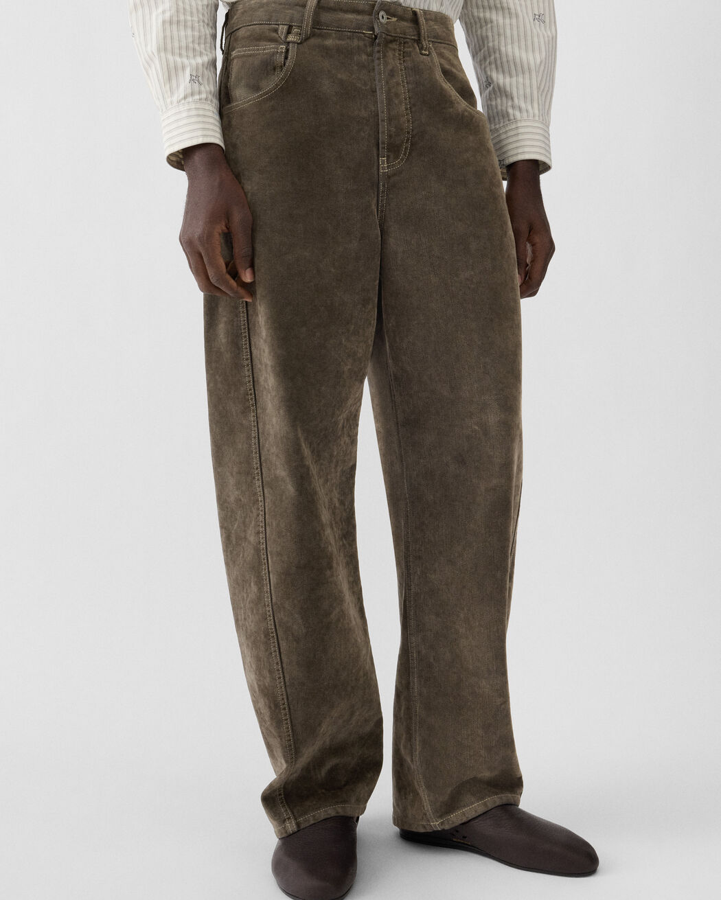 The Mirada de-Nîmes denim pants jacquemus the mirada de n mes denim pants