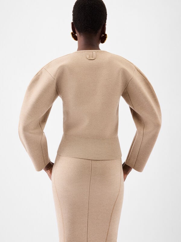 The Doppio cardigan jacquemus the doppio كارديغان