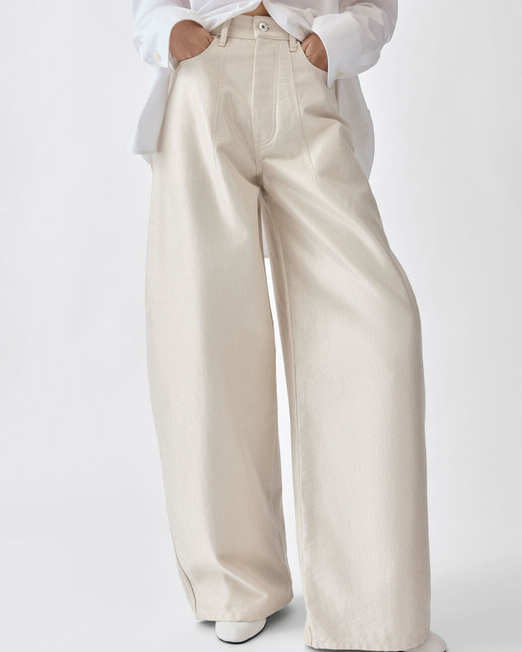 The de-Nîmes Ovalo denim pants jacquemus the de n mes ovalo denim pants