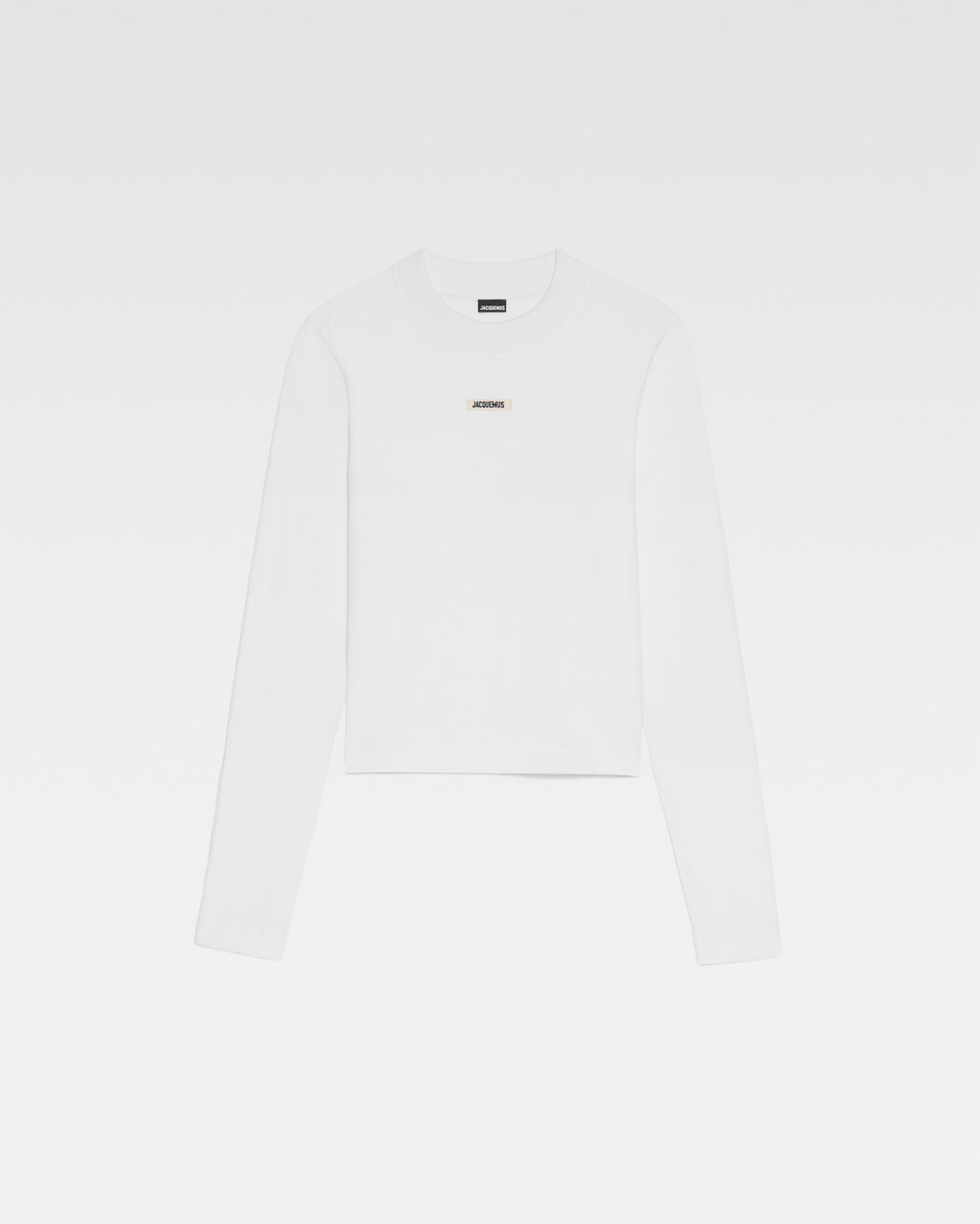 تي شيرت Le T-Shirt Gros Grain Manches Longues jacquemus تي شيرت le t shirt gros grain manches longues