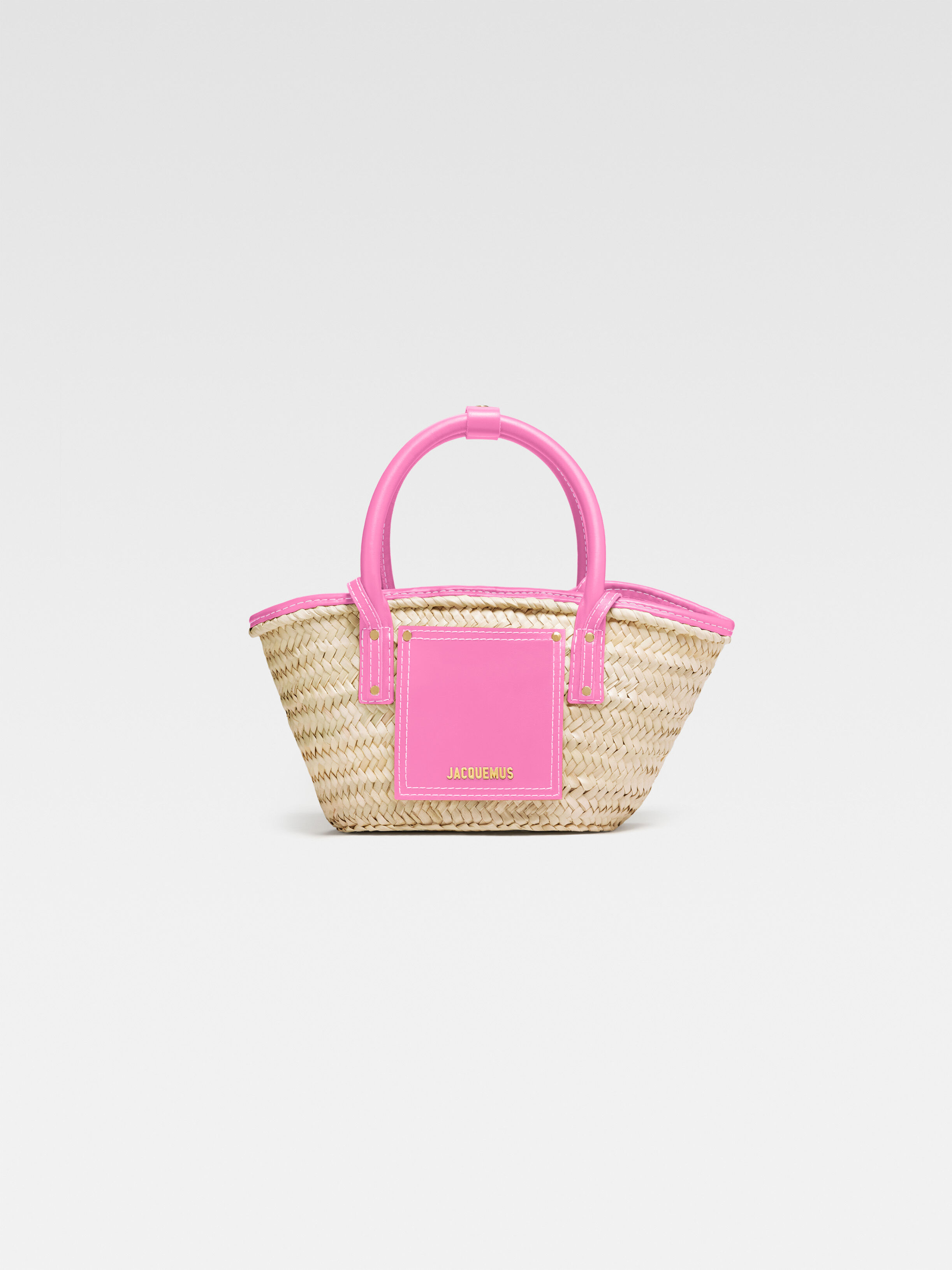 The small Soli basket, Neon Pink | JACQUEMUS KSA