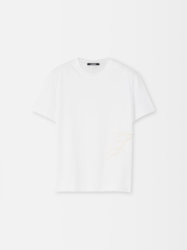 The J short-sleeve t-shirt jacquemus the j short sleeve t shirt