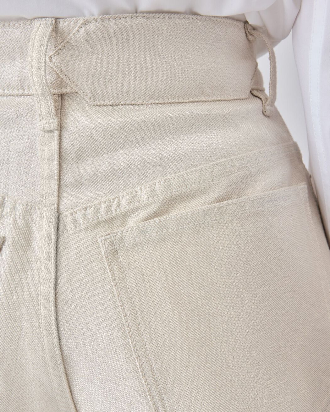 The de-Nîmes Ovalo denim pants jacquemus the de n mes ovalo denim pants
