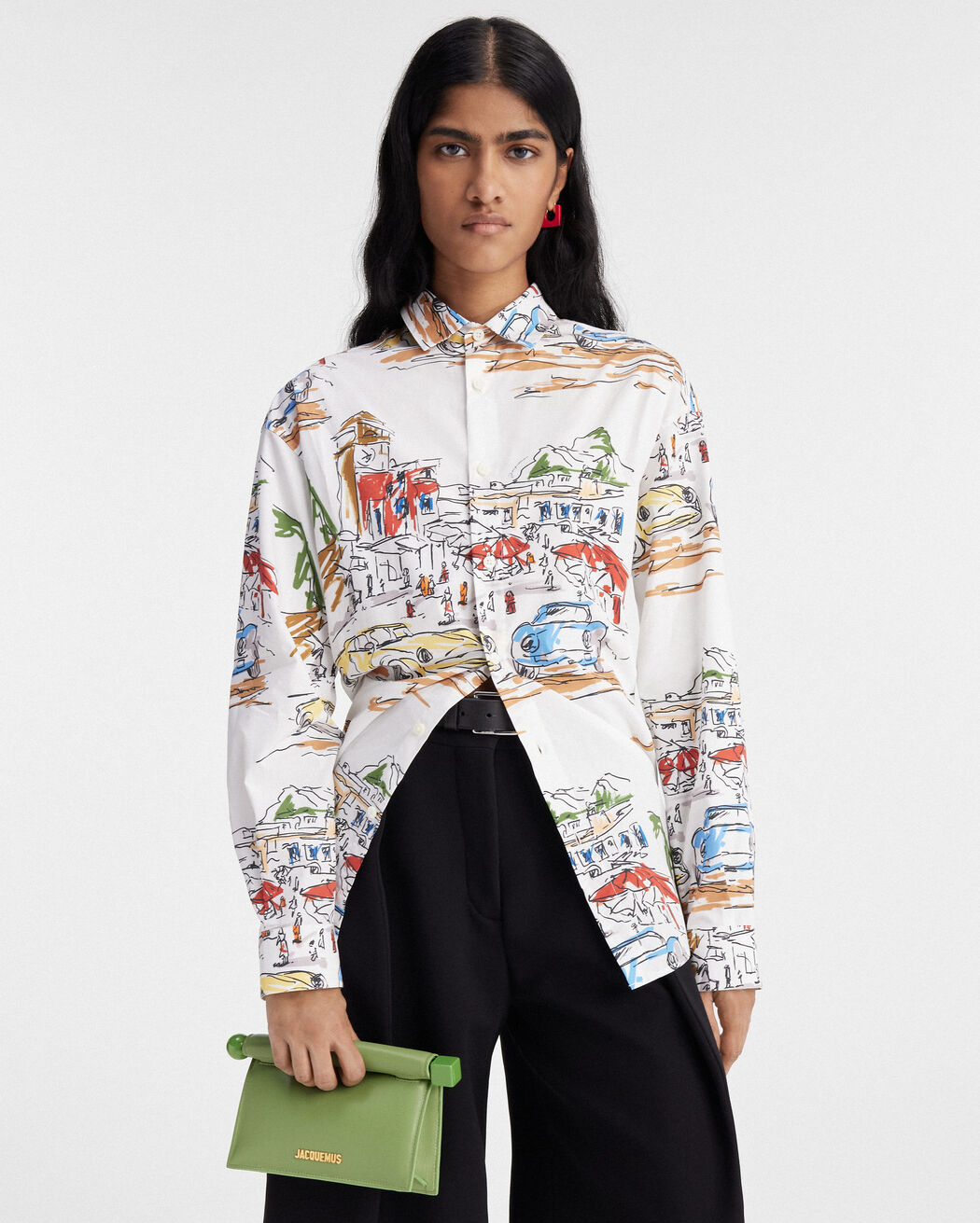 حقيبة The small Rond Carré jacquemus حقيبة the small rond carr