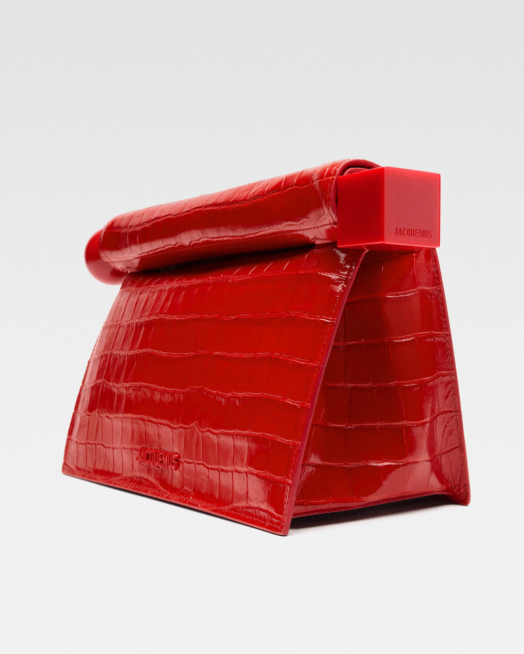The Rond Carré clutch jacquemus the rond carr  clutch