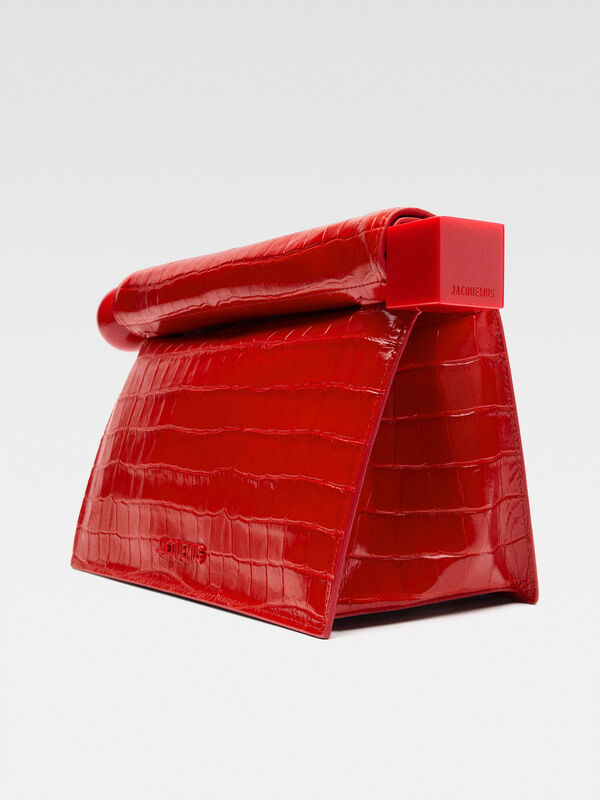 The Rond Carré clutch jacquemus حقيبة the rond carr