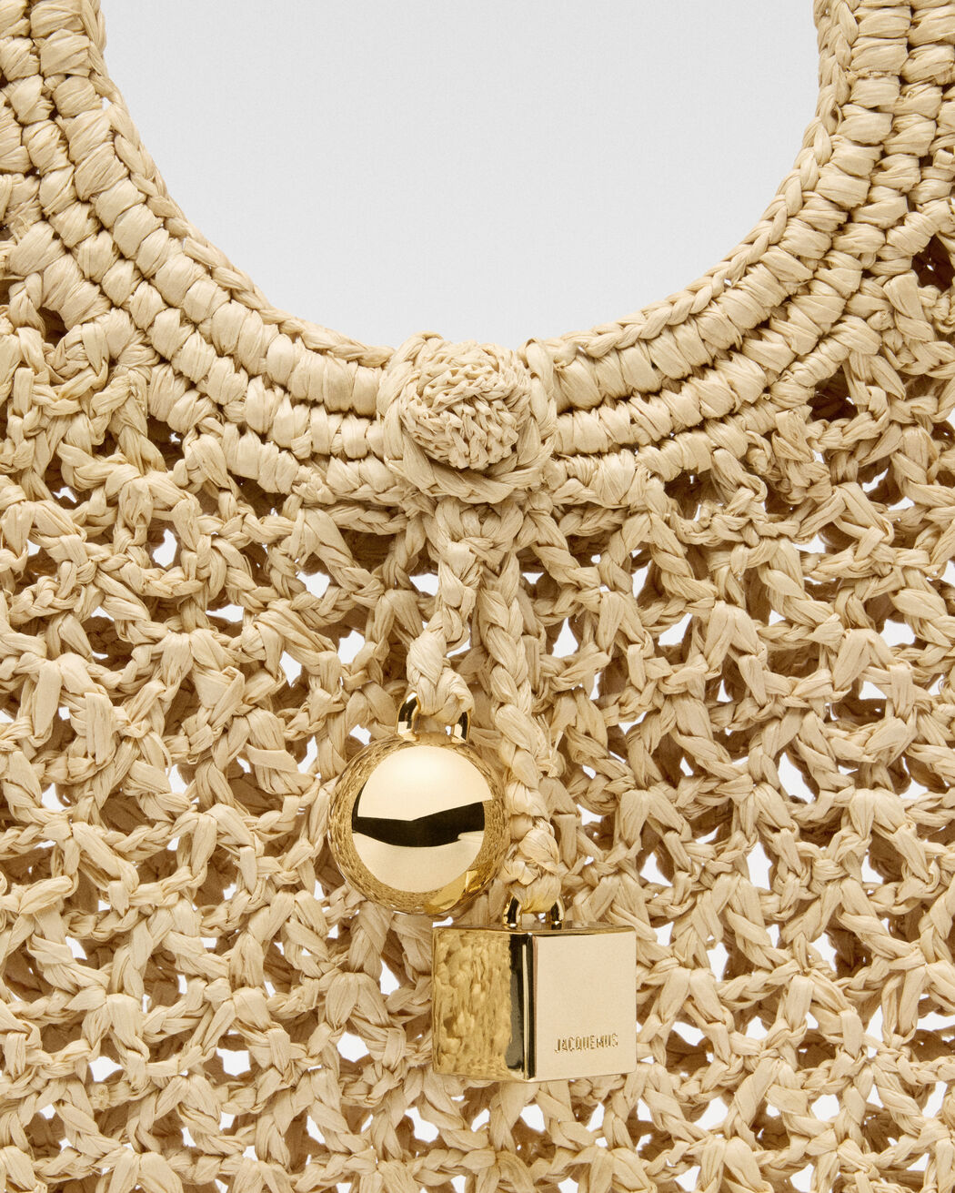 The Spiaggia small round حقيبة jacquemus the spiaggia small round حقيبة