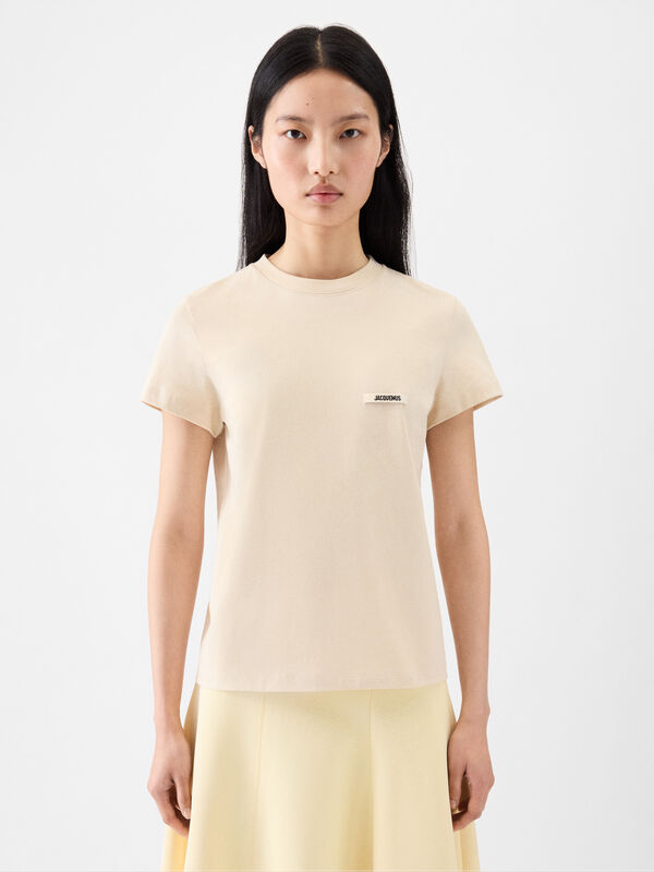 The Gros Grain short-sleeve t-shirt jacquemus the gros grain short sleeve t shirt