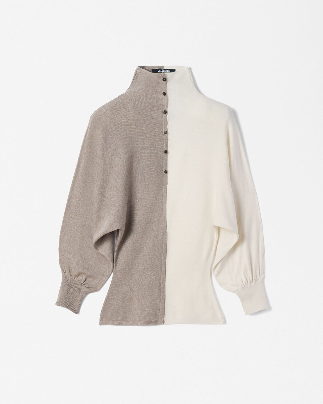 تي شيرت بولو محبوك The Losange jacquemus تي شيرت بولو محبوك the losange
