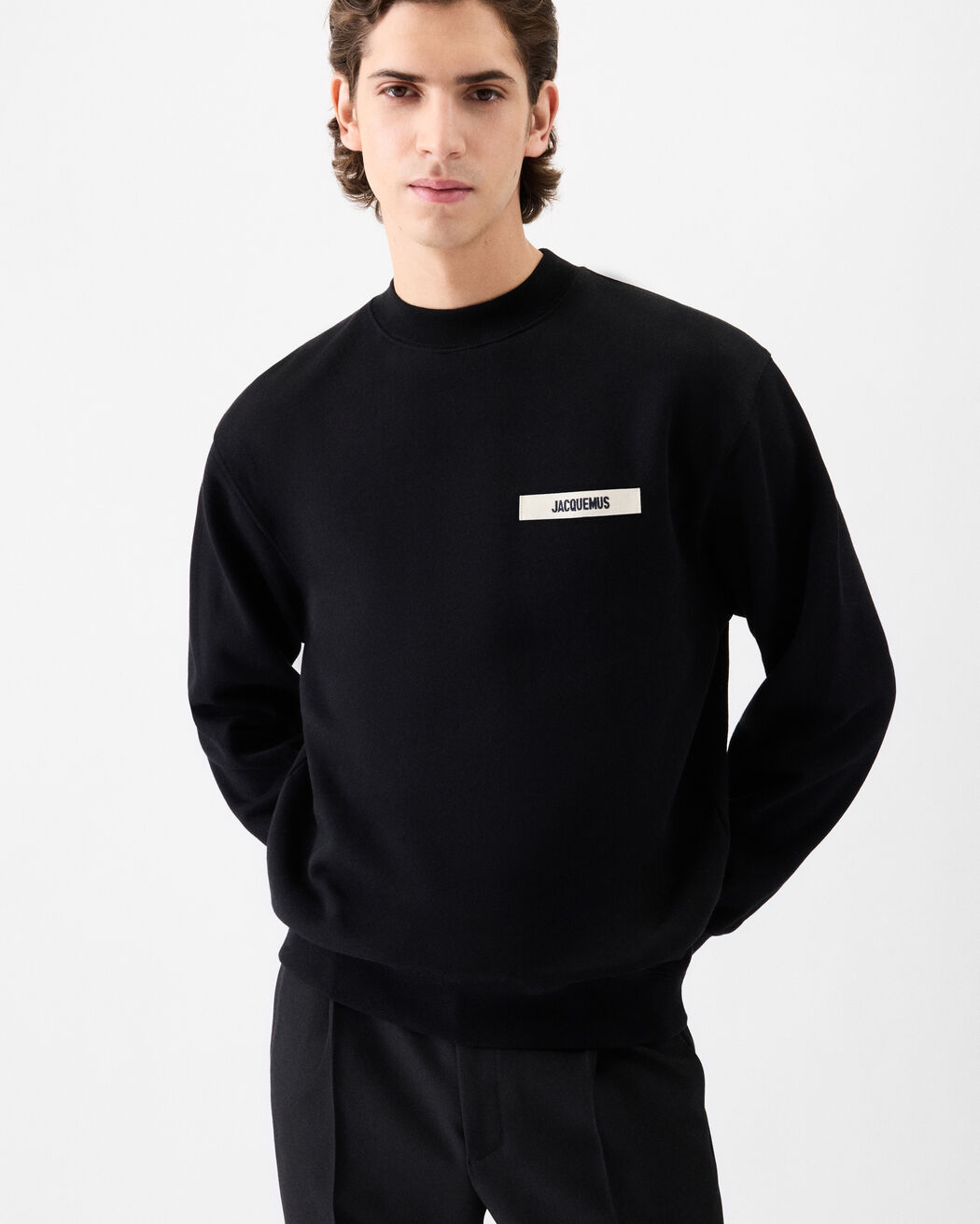 The Gros Grain sweatshirt jacquemus the gros grain sweatshirt