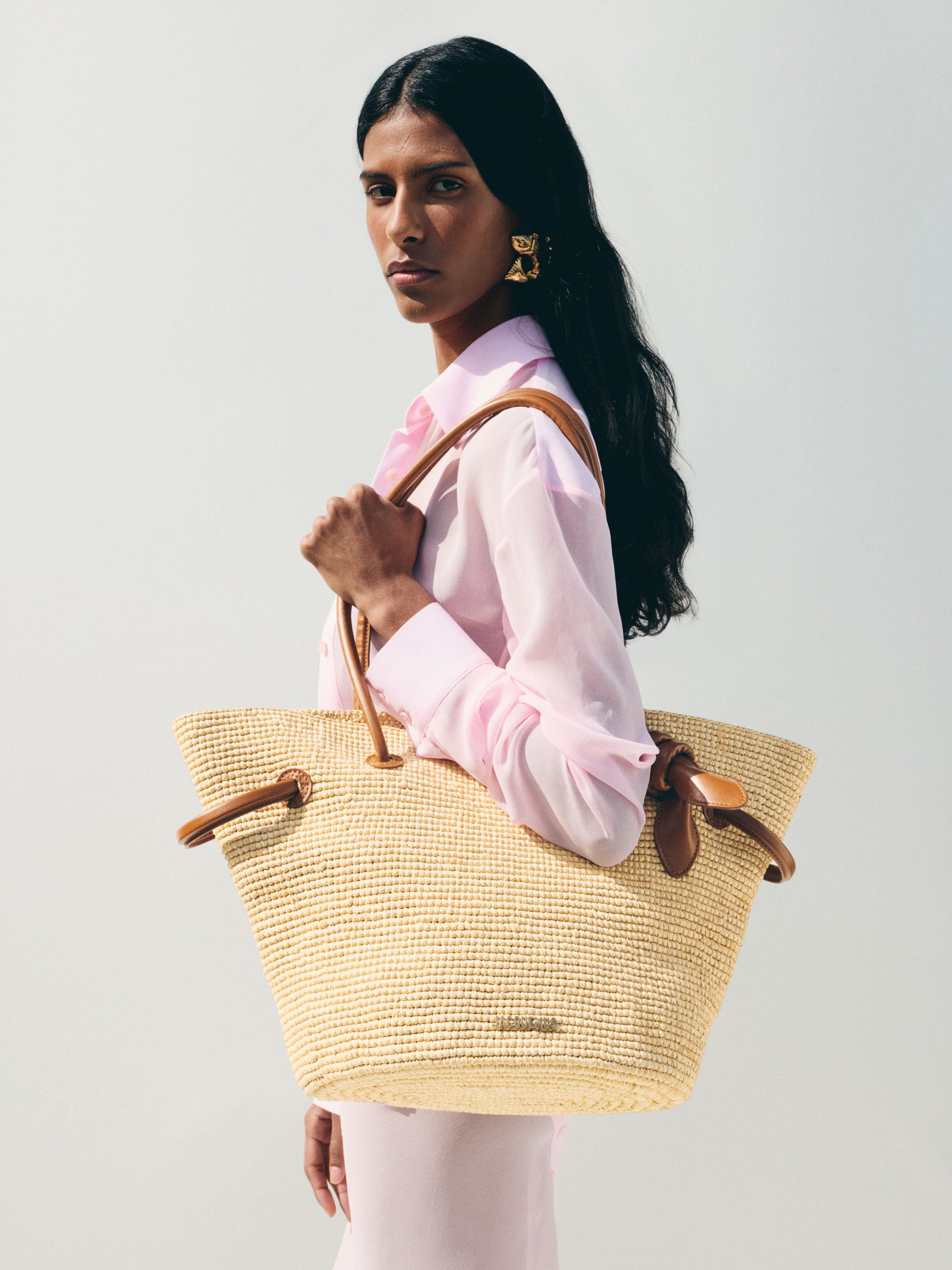 The Turismo basket, Brown | JACQUEMUS KSA