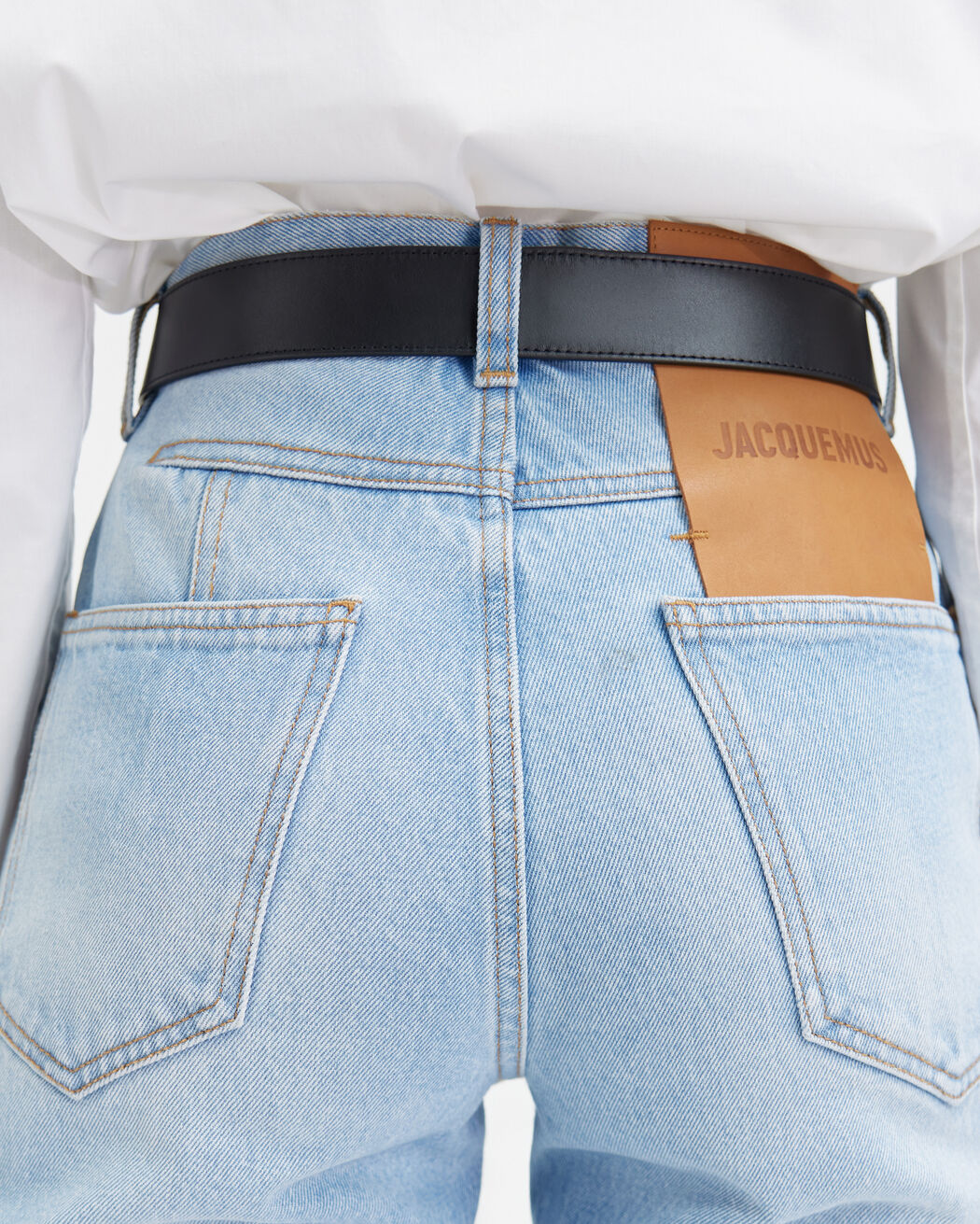 The straight de-Nîmes denim pants jacquemus the straight de n mes denim pants