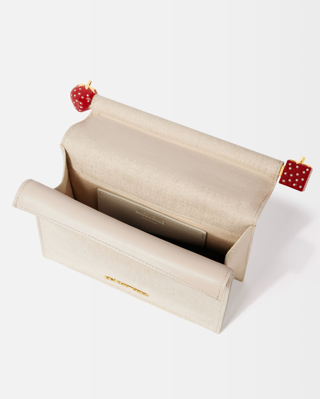 The small Rond Carré clutch jacquemus the small rond carr clutch