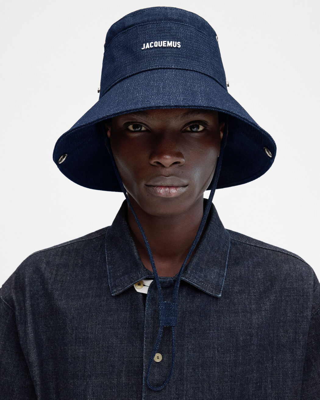 قبعة The de-Nîmes denim bucket jacquemus قبعة the de n mes denim bucket