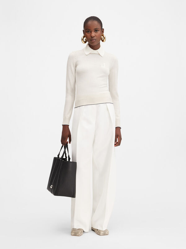 The Tricot knit قميص jacquemus the tricot knit قميص بولو