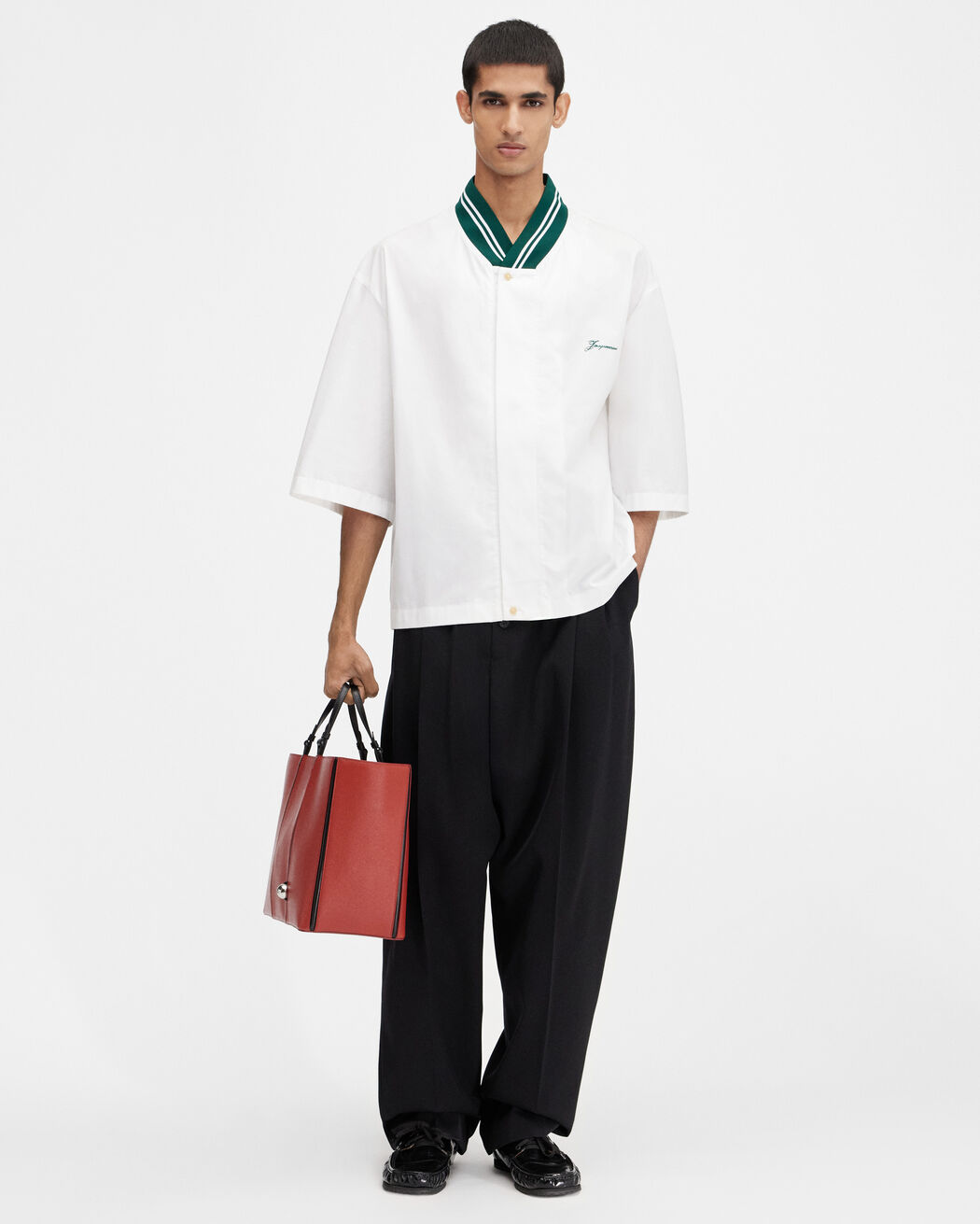 قميص بأكمام قصيرة The Baseball jacquemus قميص بأكمام قصيرة the baseball