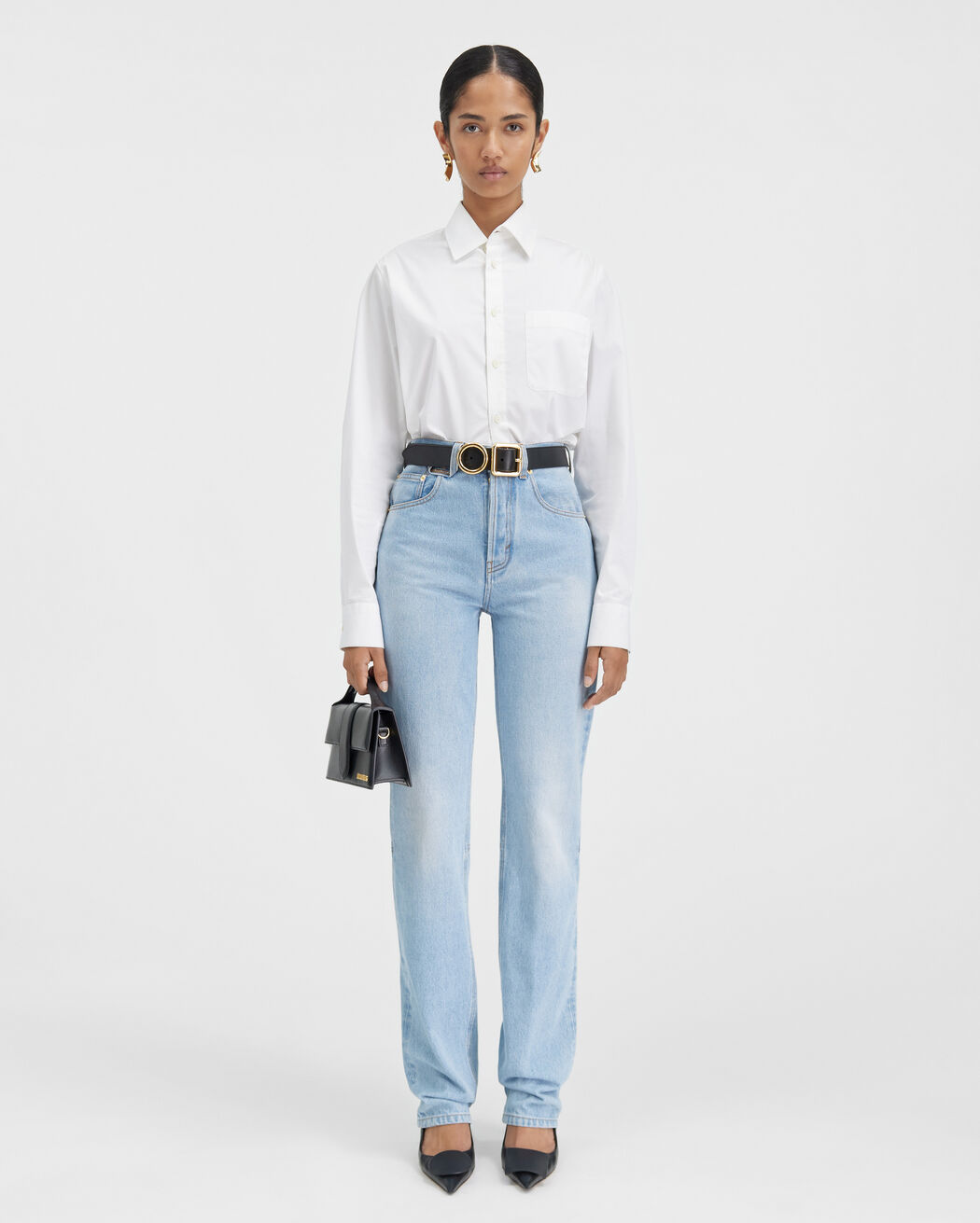 The straight de-Nîmes denim pants jacquemus the straight de n mes denim pants
