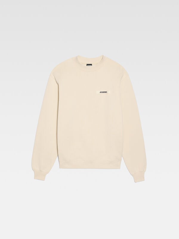 The Gros Grain sweatshirt jacquemus the gros grain sweatshirt