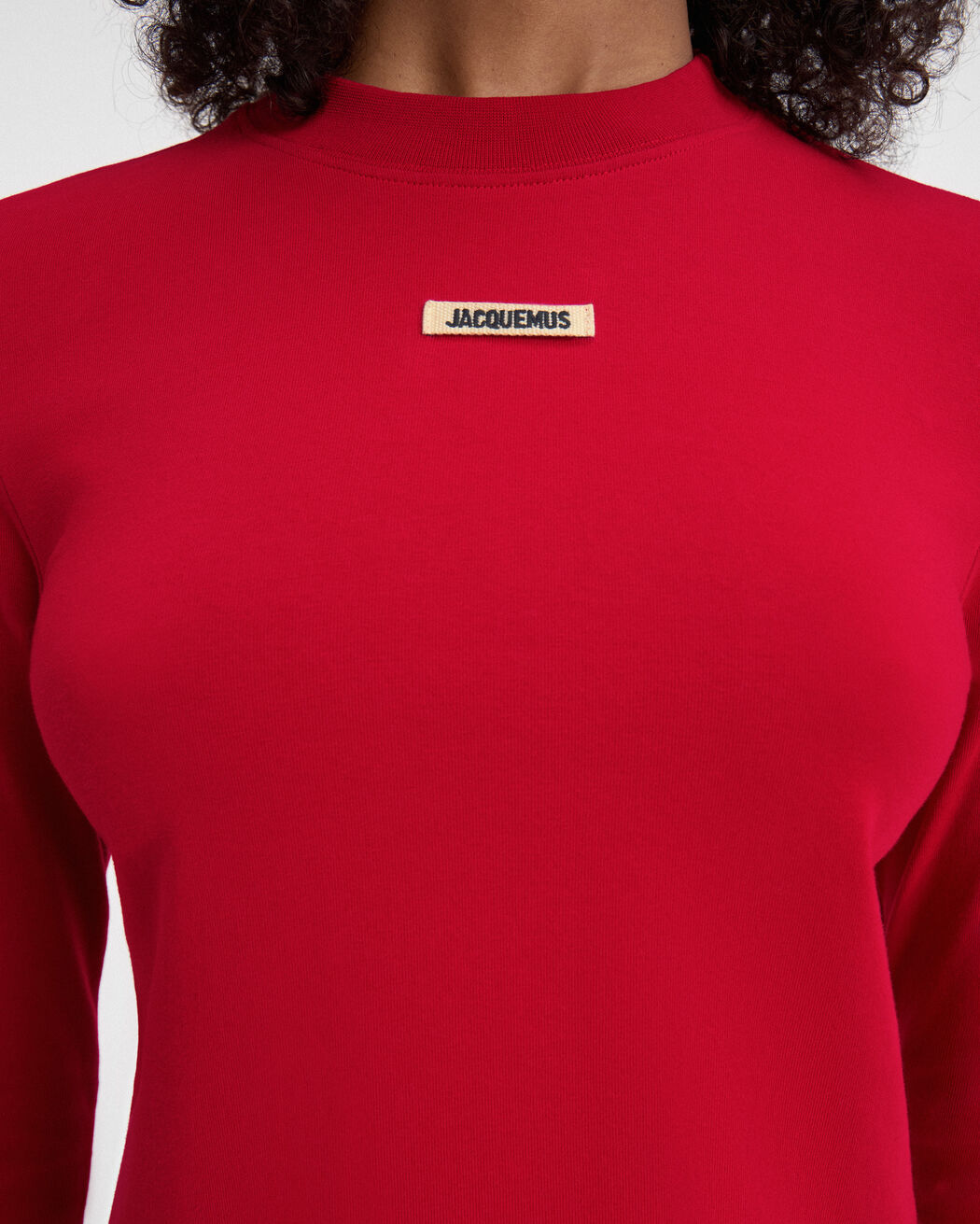 The Gros Grain long-sleeve t-shirt jacquemus the gros grain long sleeve t shirt