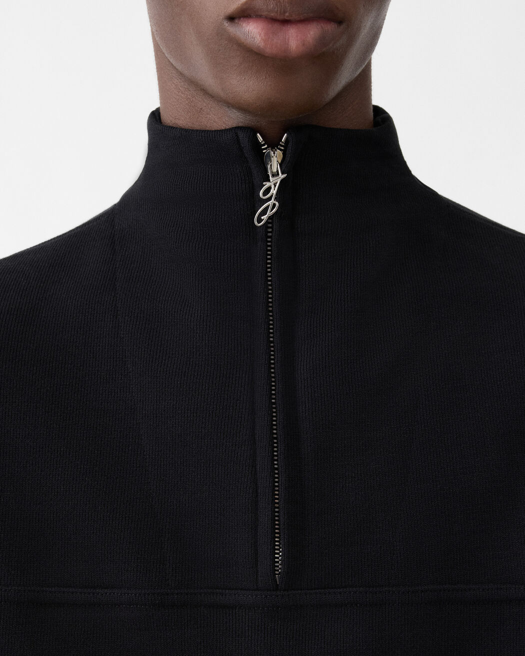 The Rond Carré zipped-rollneck sweatshirt jacquemus the rond carr zipped rollneck sweatshirt