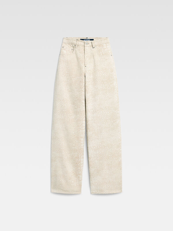 The wide de-Nîmes denim pants بنطال jacquemus the wide de n mes denim pants بنطال