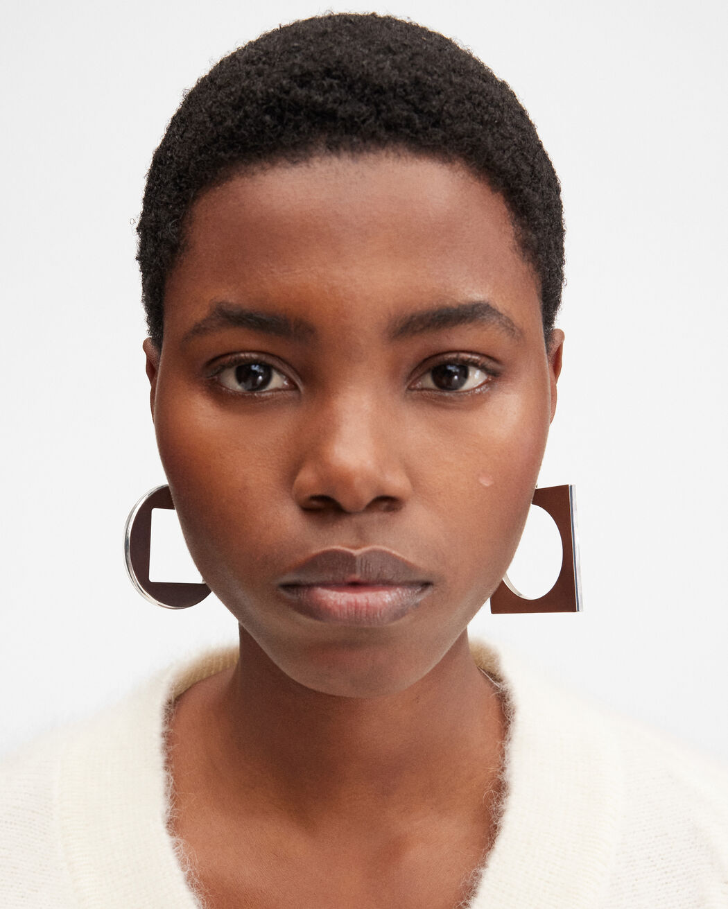 The Rond Carré hoops earrings jacquemus the rond carr hoops earrings