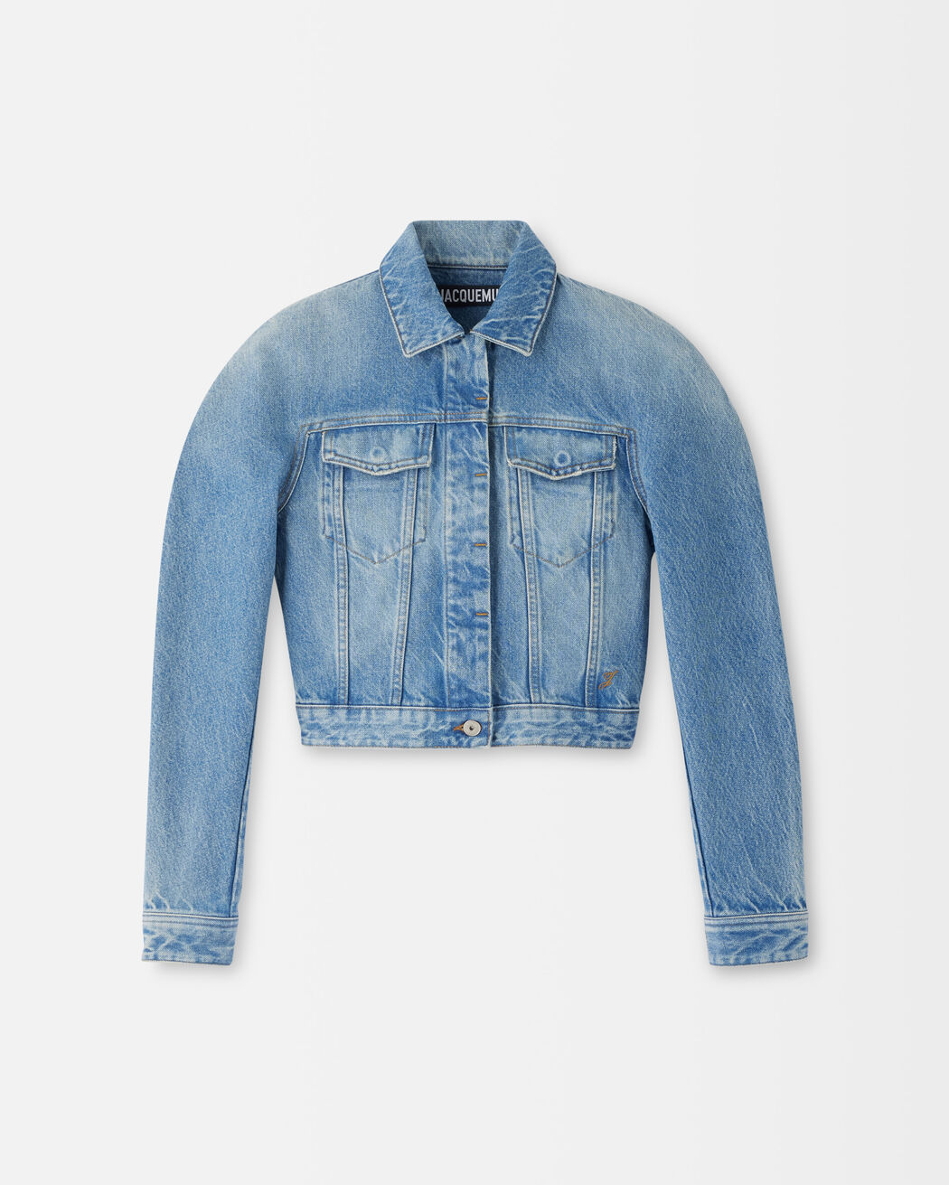 The Ovalo de-Nîmes denim jacket jacquemus the ovalo de n mes denim jacket