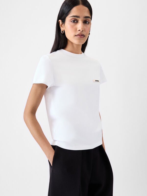 The Gros Grain short-sleeve t-shirt jacquemus تي شيرت the gros grain short sleeve t shirt