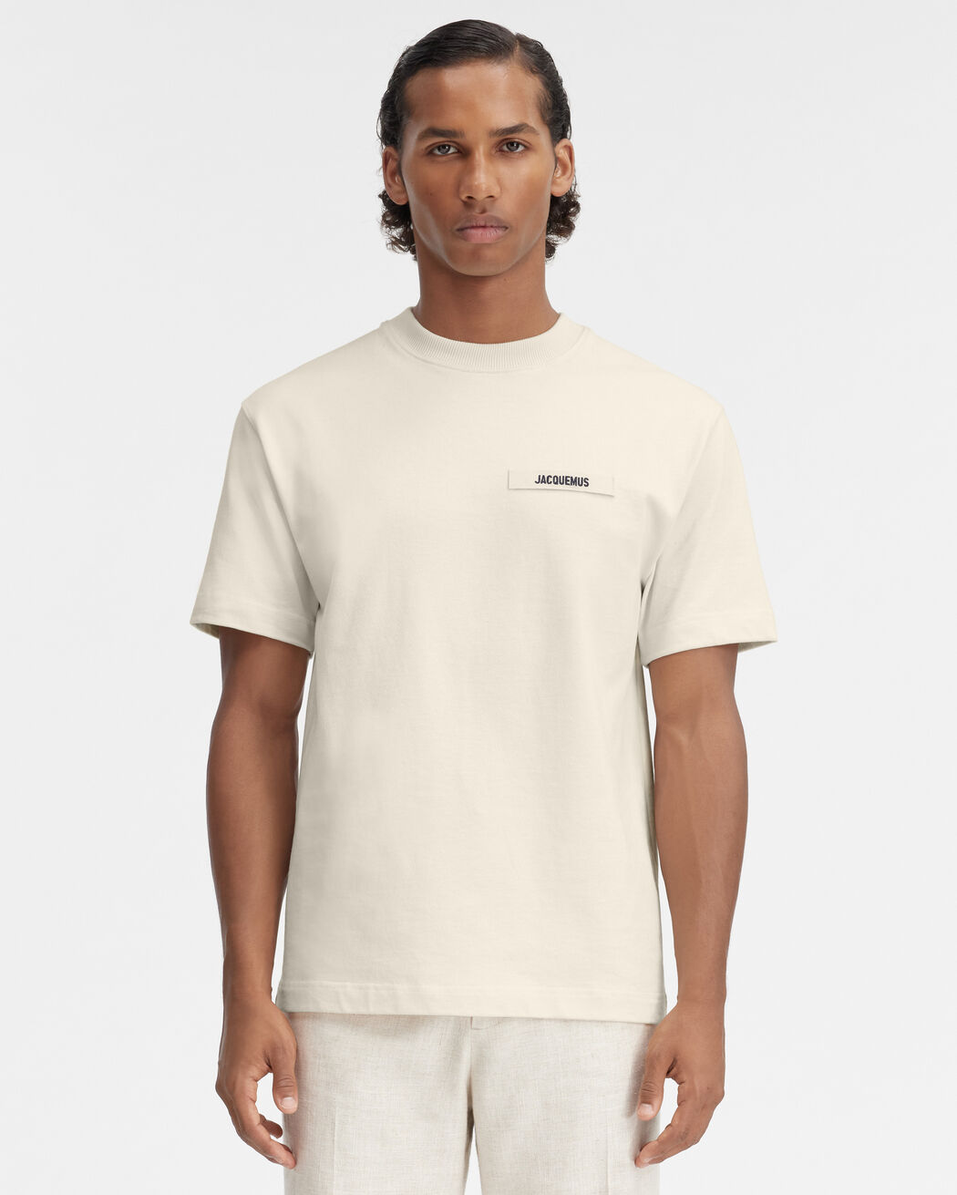 The Gros Grain  تي شيرت jacquemus the gros grain  تي شيرت