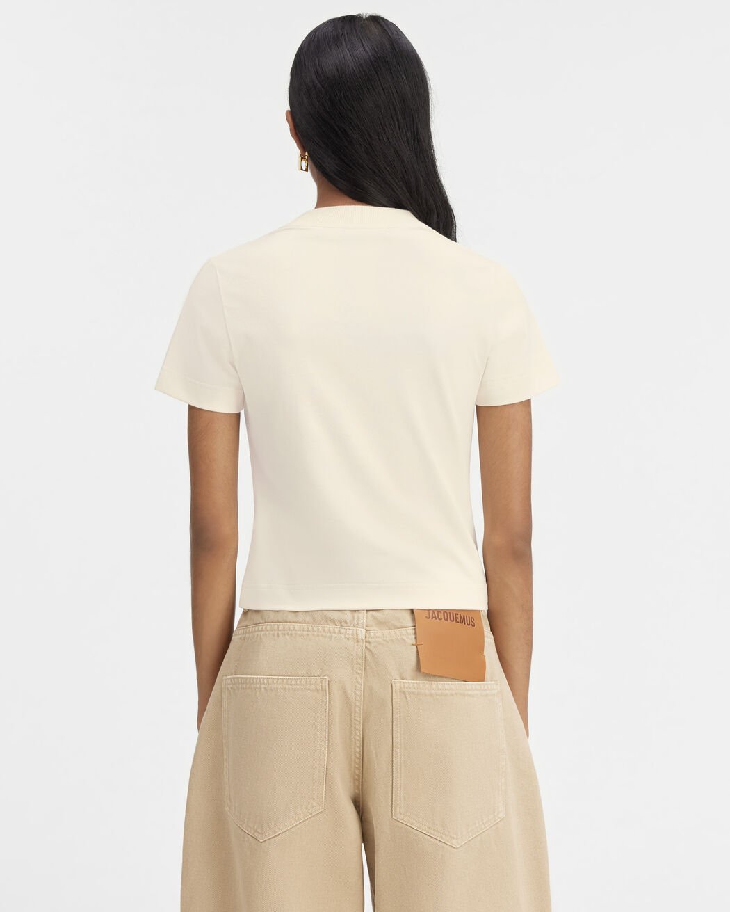 The Gros Grain   تي شيرت jacquemus the gros grain   تي شيرت