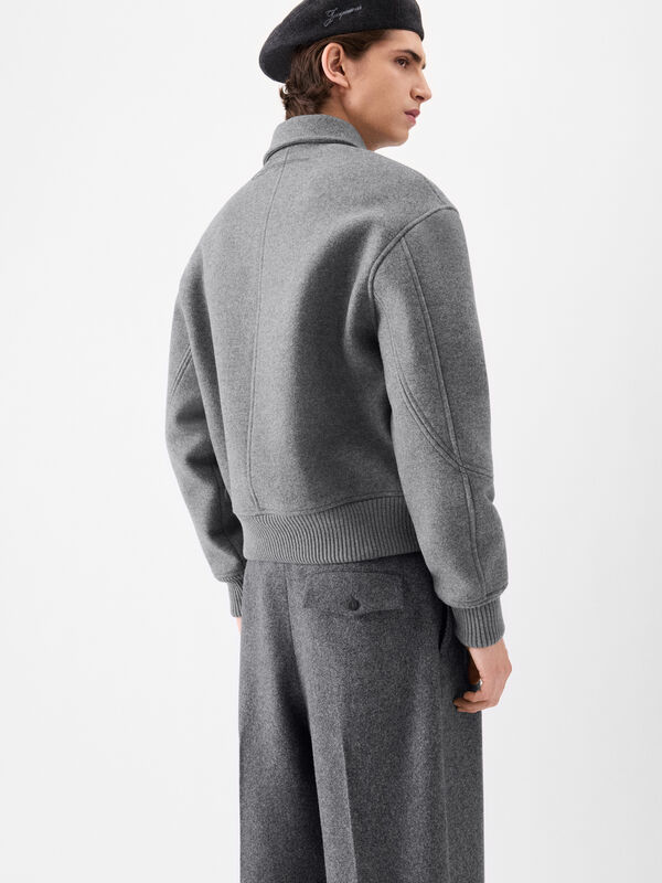 Le Bomber Feltro jacquemus the feltro bomber معطف