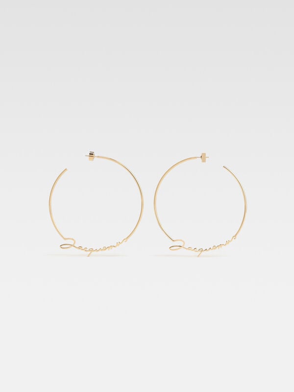 The Jacquemus hoops earrings the jacquemus hoops earrings