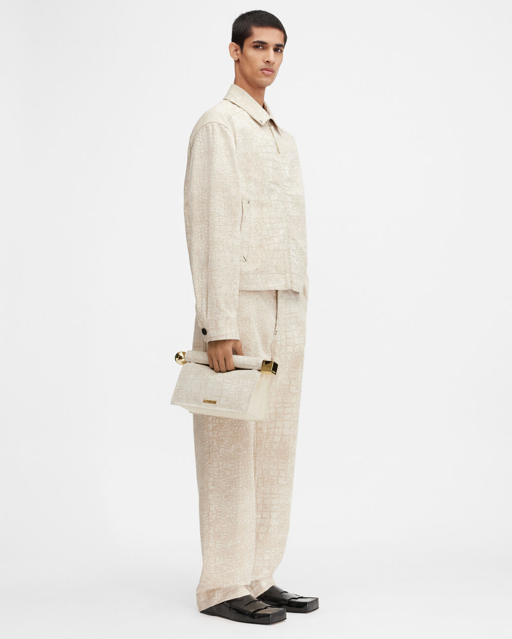 The Canevas de-Nîmes denim jacket jacquemus the canevas de n mes denim jacket