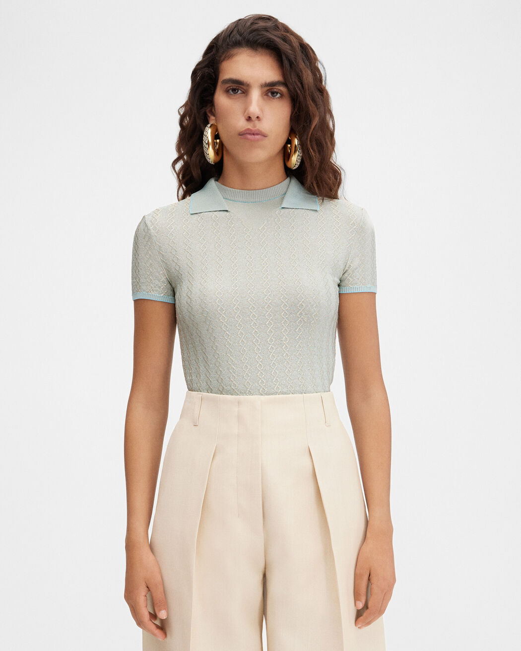 The Marino polo shirt jacquemus the marino polo shirt