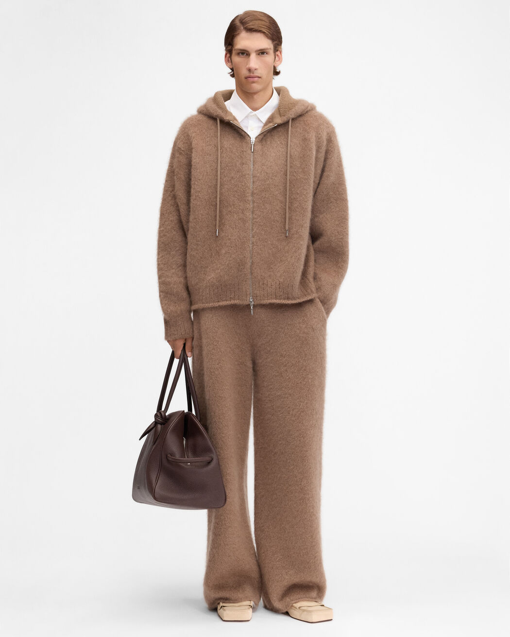 The Nuvola zipped cardigan jacquemus the nuvola zipped cardigan