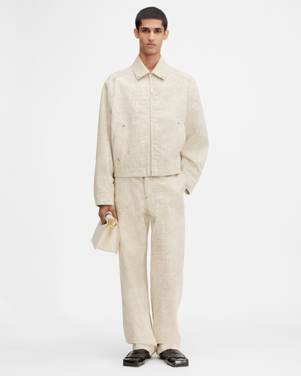 The Canevas de-Nîmes denim jacket jacquemus the canevas de n mes denim jacket